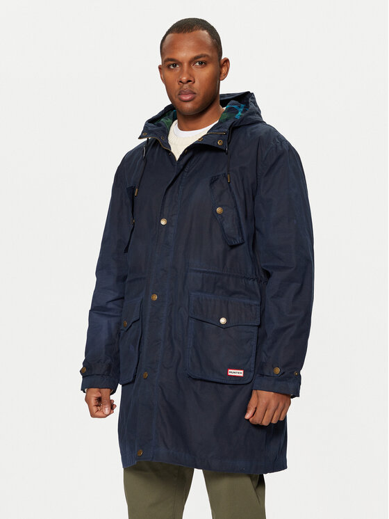 Hunter Hunter Parka Liam HARM0028242 Mornarsko modra Regular Fit