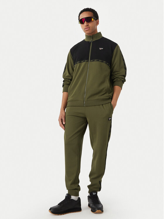 Reebok Reebok Pulóver Artek RK25726CCM Sötétzöld Regular Fit