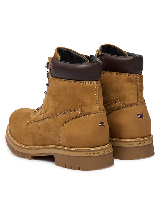 Tommy Hilfiger Pohodni čevlji Tommy Hilfiger Flex Th Outdoor W Nbk Boot FM0FM05563 Rjava
