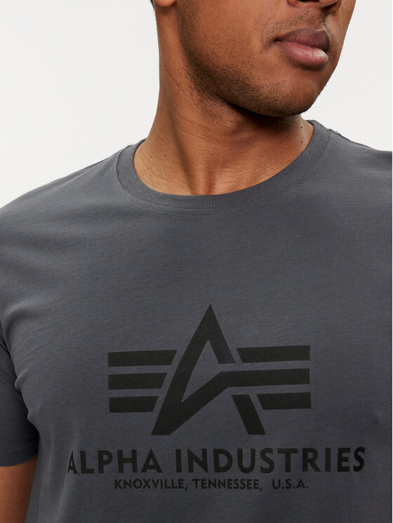 Alpha Industries Alpha Industries Футболка Basic 100501 Сірий Regular Fit