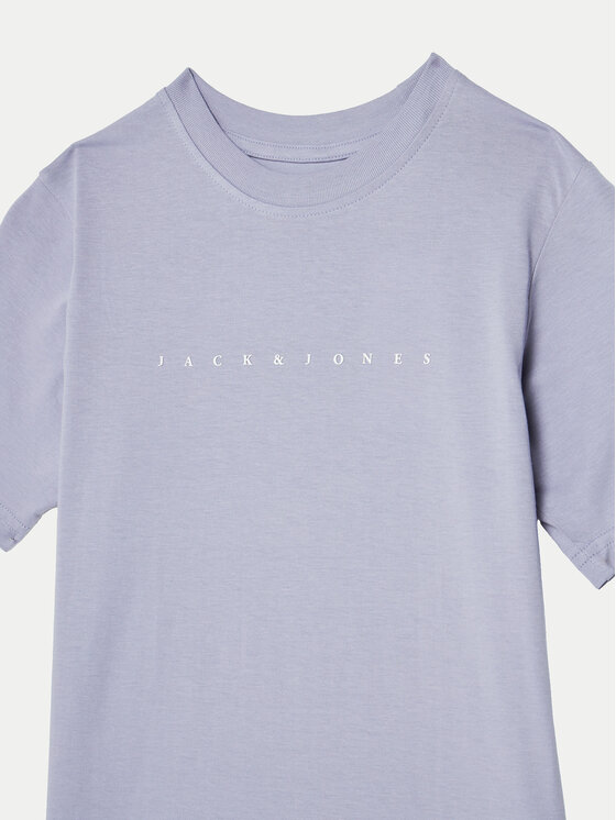 Jack & Jones Junior Jack & Jones Junior T-Shirt Star 12237435 Μωβ Relaxed Fit