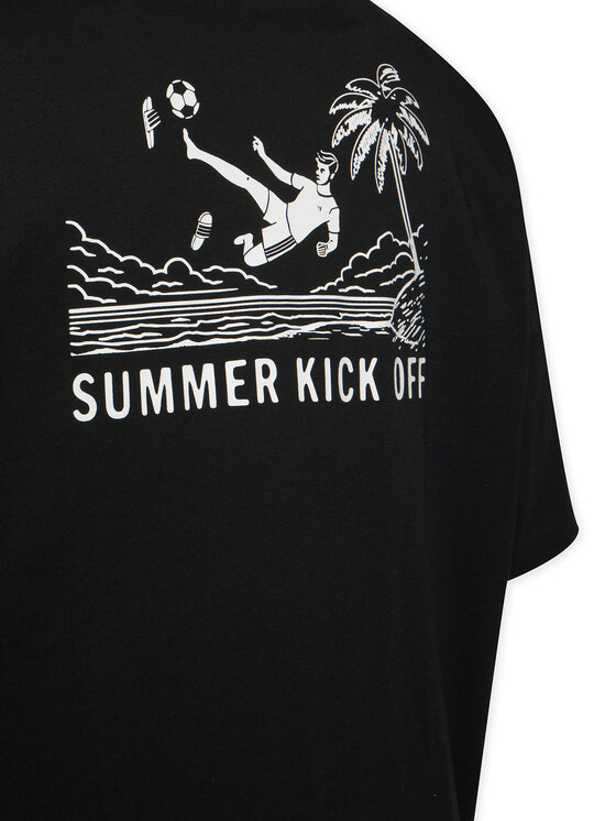 adidas adidas Camiseta Summer Slides Sport Graphic JZ4998 Negro Regular Fit