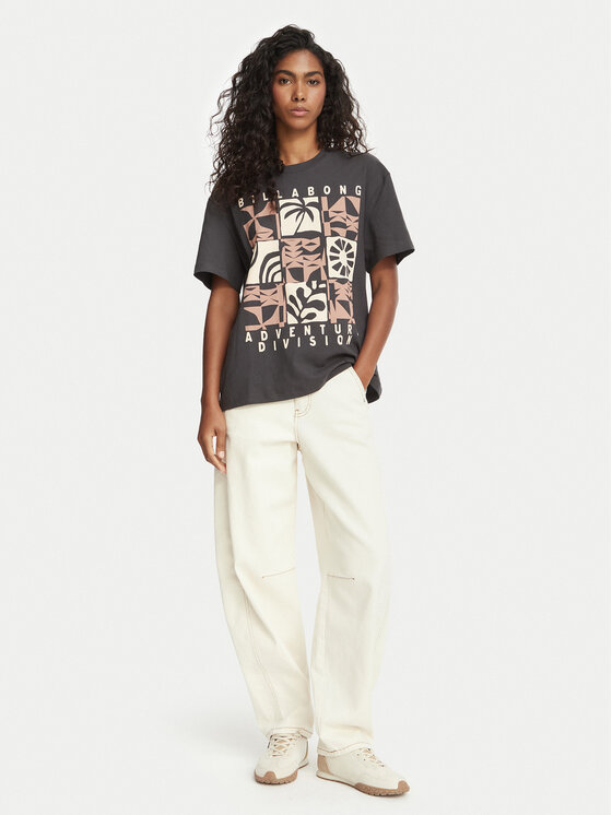 Billabong Billabong T-Shirt EBJZT00664 Dunkelgrau Relaxed Fit
