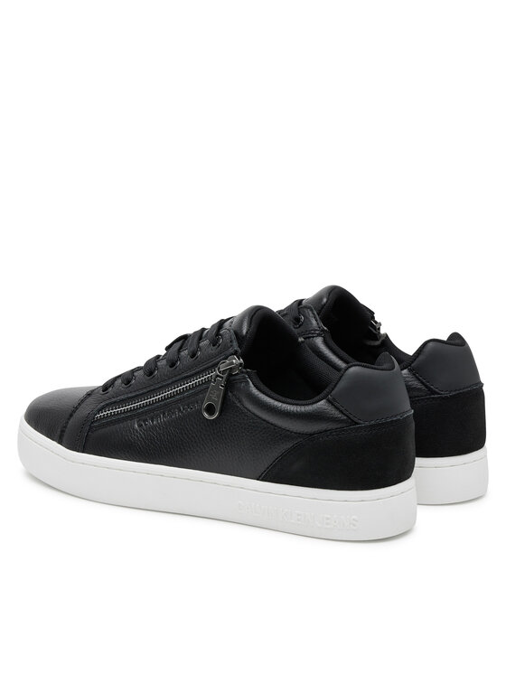 Calvin Klein Jeans Superge Calvin Klein Jeans Classic Cupsole Zip Low In YM0YM01254 Črna
