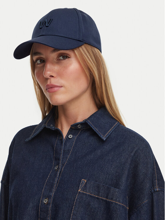 Weekend Max Mara Kapa s šiltom Weekend Max Mara Foggia 2615571035650 Mornarsko modra