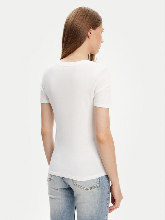 United Colors Of Benetton United Colors Of Benetton Póló 3GA2D1066 Fehér Slim Fit