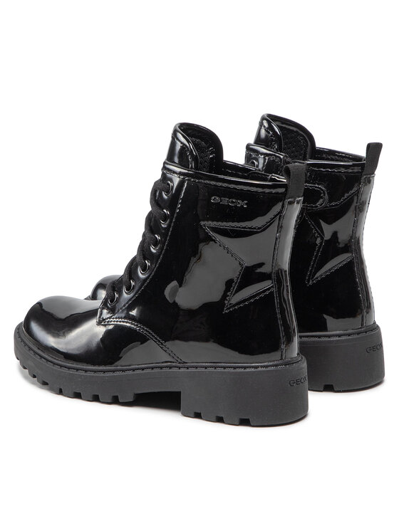 Geox Trapper stila apavi Geox J Casey G. G J9420G 000HH C9999 S Melns