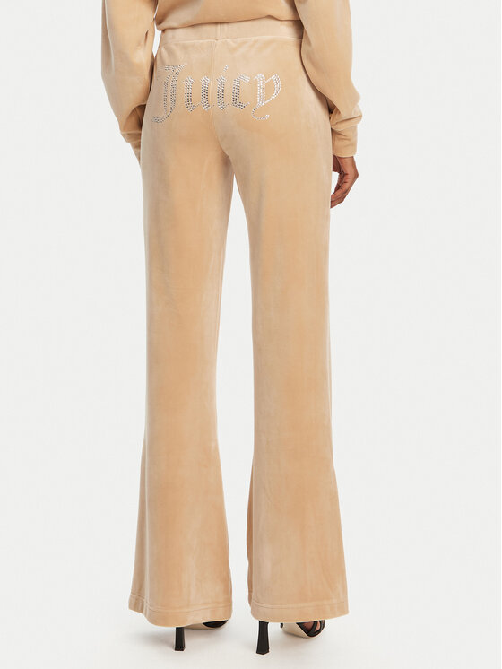 Juicy Couture Juicy Couture Donji dio trenerke Christine JCWBJ125304 Bež Flared Leg