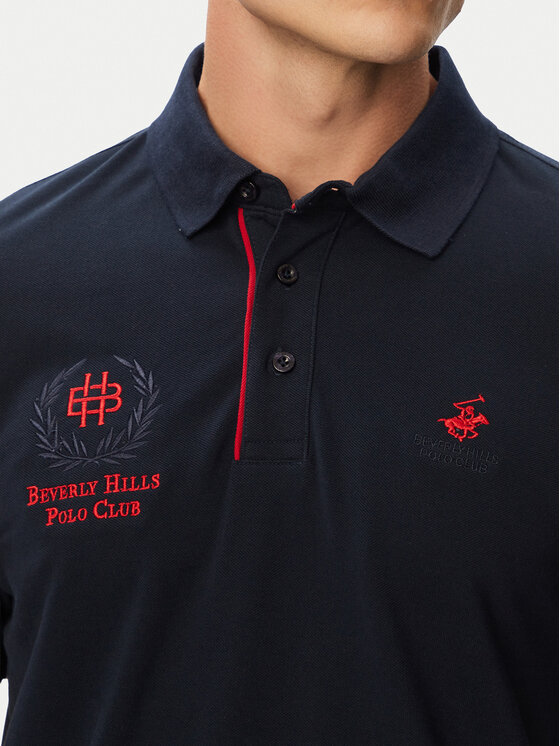 Beverly Hills Polo Club Beverly Hills Polo Club Поло P-SS26M-P2770 Cиній Regular Fit