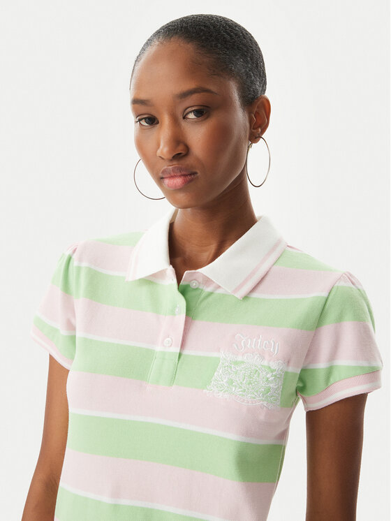 Juicy Couture Juicy Couture Polo Juicy Puff JCGCT126015 Verde Slim Fit