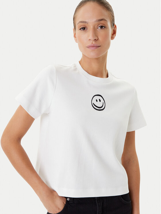 Vero Moda Vero Moda Футболка Sara 10311633 Білий Regular Fit