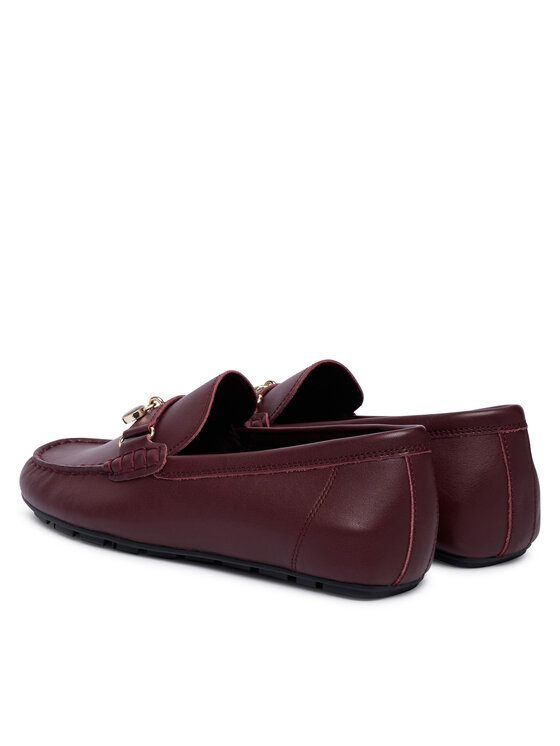 Tommy Hilfiger Mokasinke Tommy Hilfiger Enamel Charm Leather FW0FW09532 Tamnocrvena