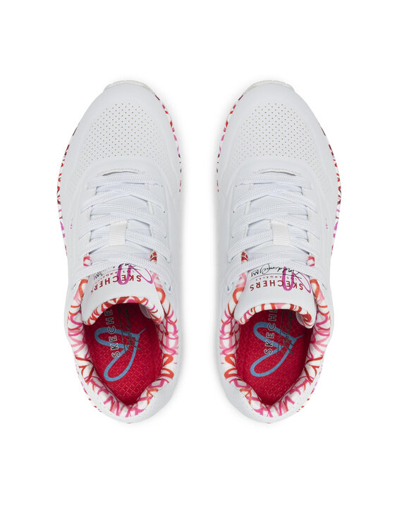 Skechers Снікерcи Skechers Uno Loving Love 155506/WRPK Білий