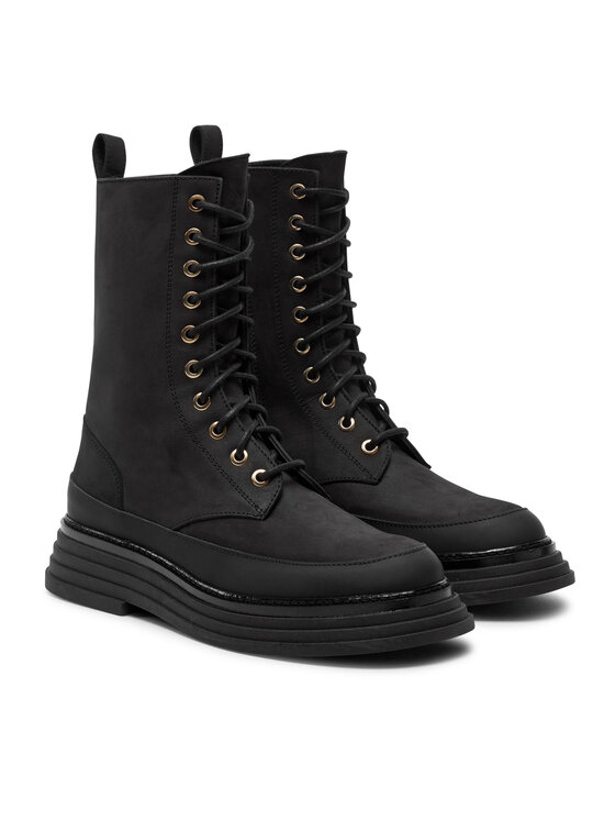 Pollini Зимни обувки Pollini SA24074G1LTO0000 Черен
