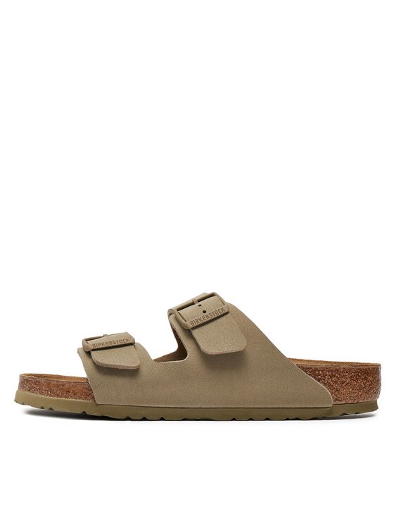 Birkenstock Шльопанці Birkenstock Arizona Birko-Flor 1027704 Хакі