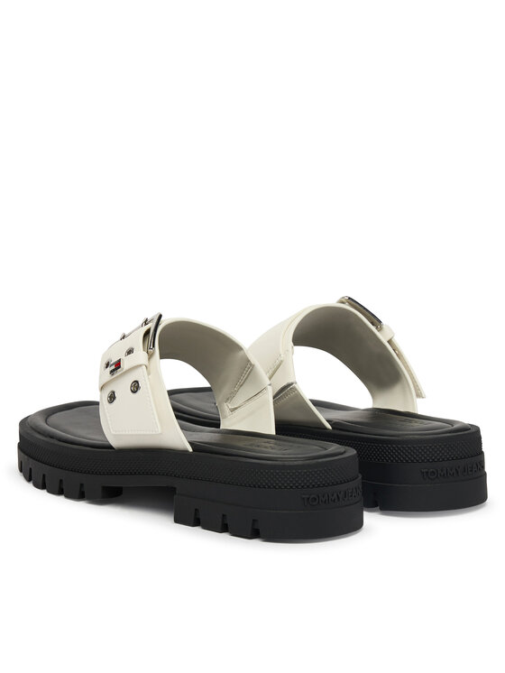 Tommy Jeans Infradito Tommy Jeans Tjw Buckle Sandal EN0EN02948 Bianco