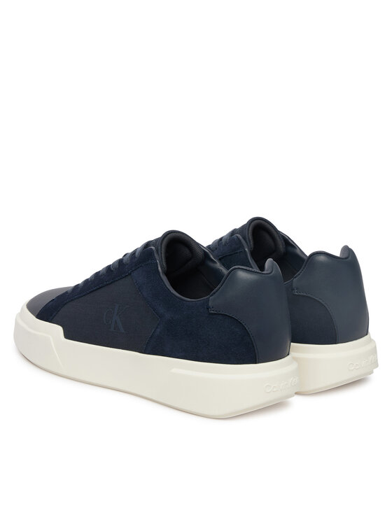 Calvin Klein Superge Calvin Klein Chunky Cupsole Laceup Cv Mix HM0HM02238 Mornarsko modra