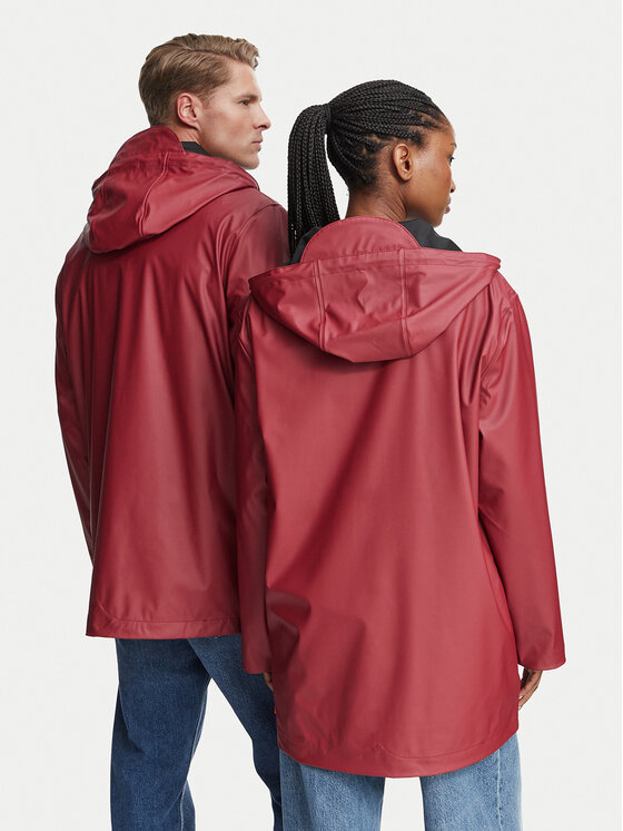 Hunter Hunter Vodootporna jakna Raincoat HARU0003242 Tamnocrvena Regular Fit