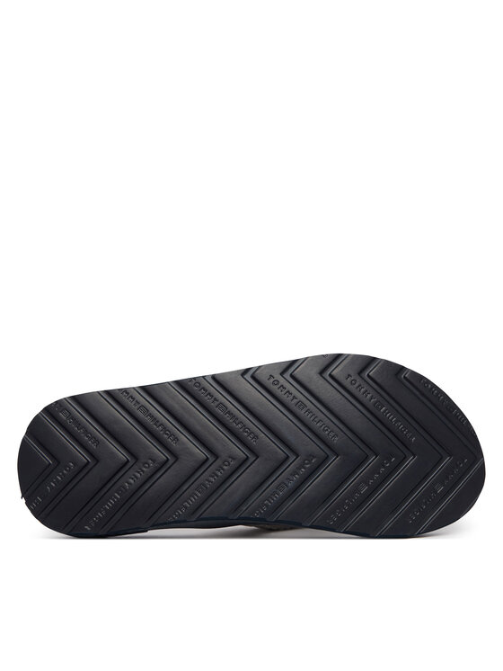 Tommy Hilfiger Šlepetės per pirštą Tommy Hilfiger Molded Padded Hilfiger B Sandal FM0FM05901 Pilka