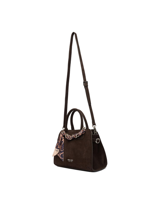 Nine West Дамска чанта Nine West EO-WHISPER LUXE-LDA9422A Тъмнокафяв