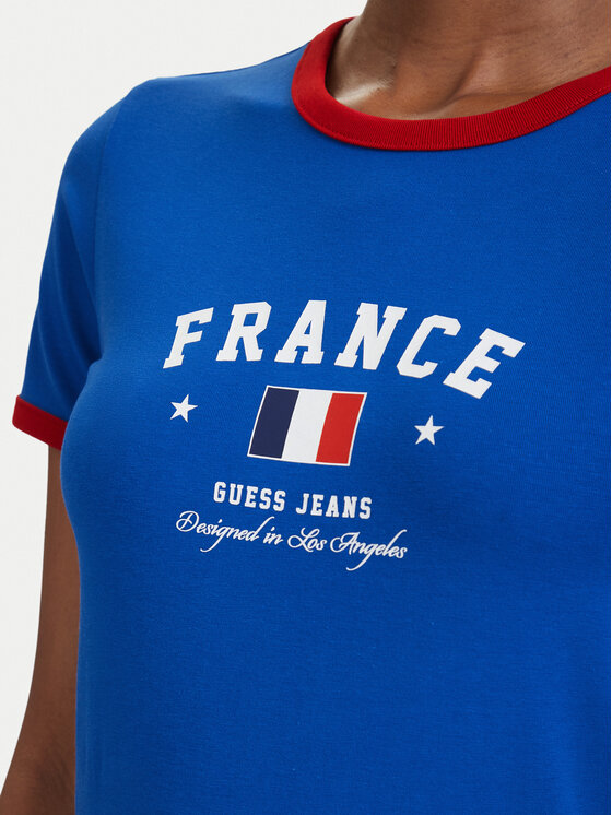 Guess Jeans Guess Jeans Футболка W6YI16 K3995 Голубий Slim Fit
