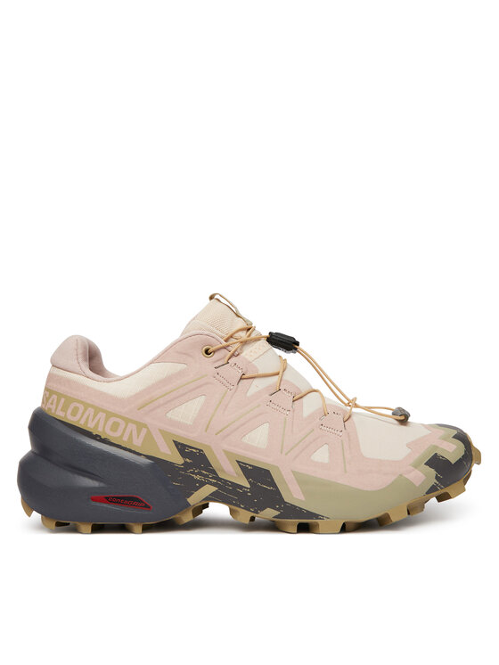 Salomon Взуття для бігу Salomon Speedcross 6 W L49197100 Бежевий
