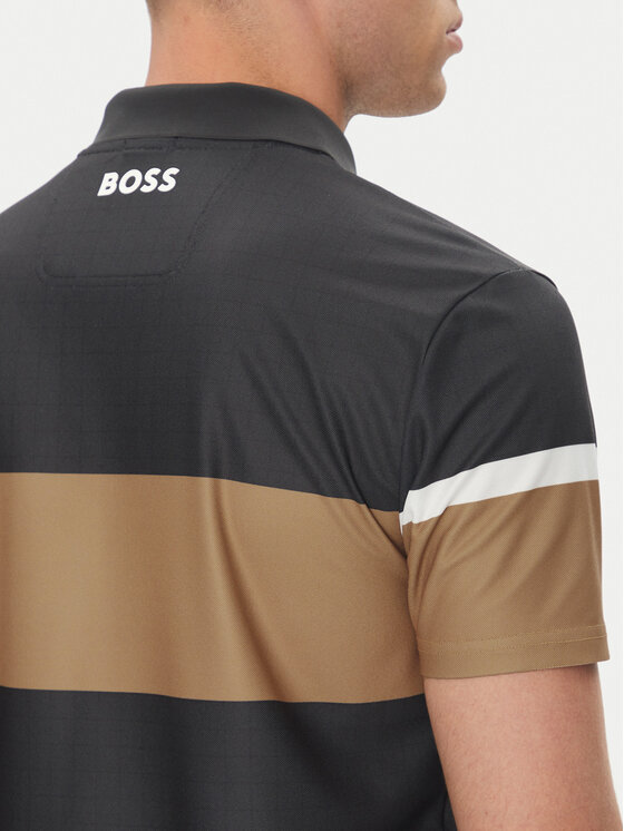 BOSS BOSS Поло Paddy The Open 25 50548813 Чорний Regular Fit
