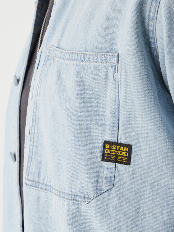 G-STAR G-Star Raw camicia di jeans D27083-D252 Celeste Regular Fit