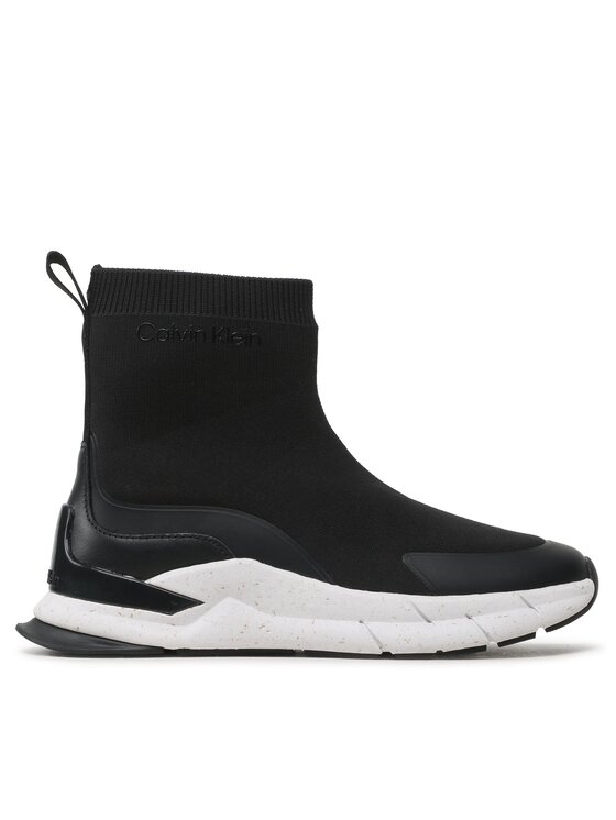 Calvin Klein Laisvalaikio batai Calvin Klein Sock Boot HW0HW01589 Juoda