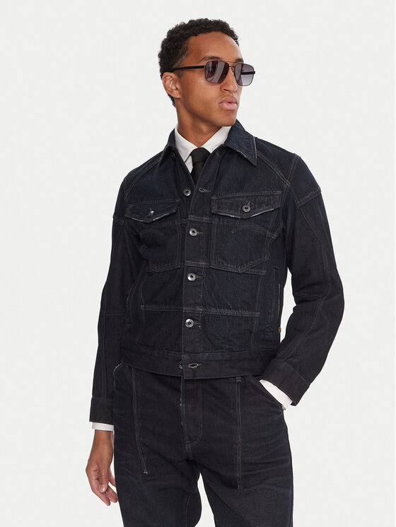 G-STAR G-Star Raw Jeansjacke Kitoh 3D D27404-E207 Dunkelblau Regular Fit