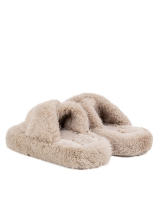 DeeZee Kapcie DeeZee P4194523 Beżowy