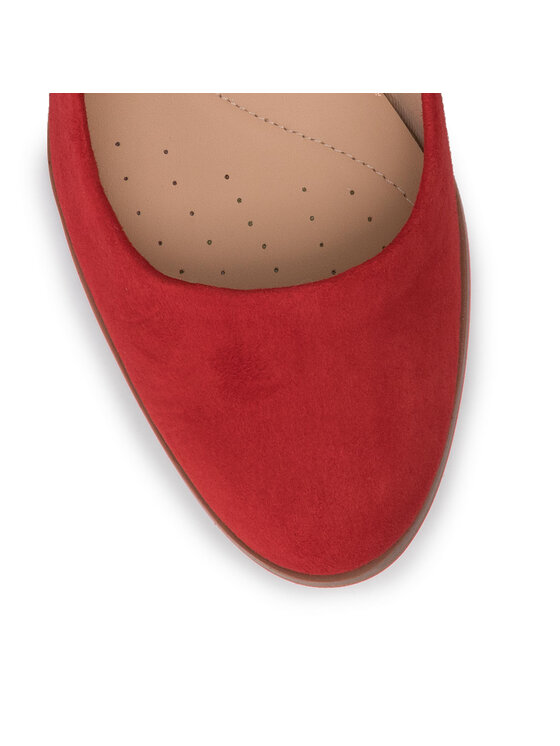 Clarks Туфлі Clarks Kaylin Cara 261465474 Червоний