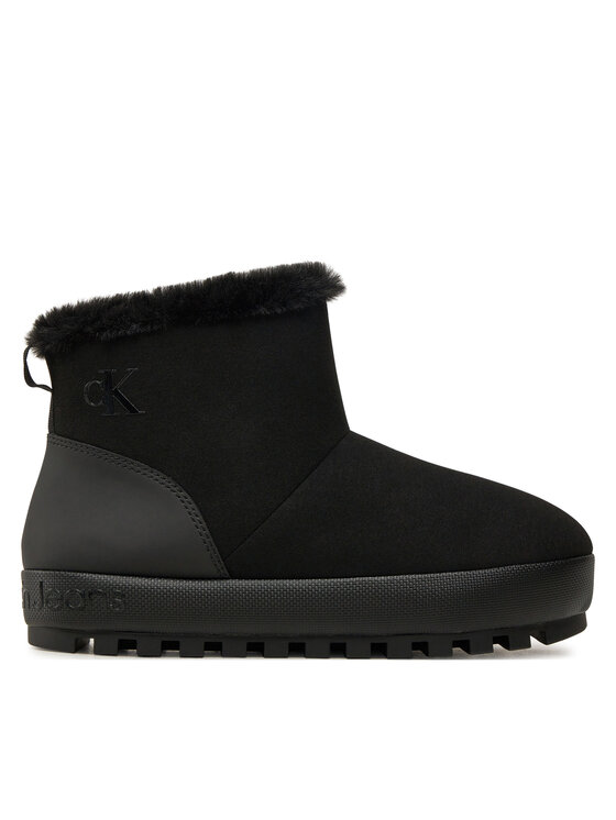 Calvin Klein Jeans Papuci de casă Calvin Klein Jeans Home Anke Slipper YW0YW01592 Negru