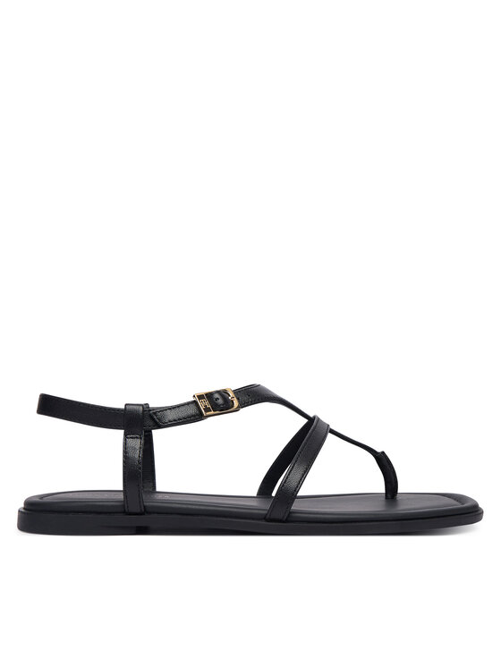 Tommy Hilfiger Sandály Tommy Hilfiger Th Buckle FW0FW09367 Černá