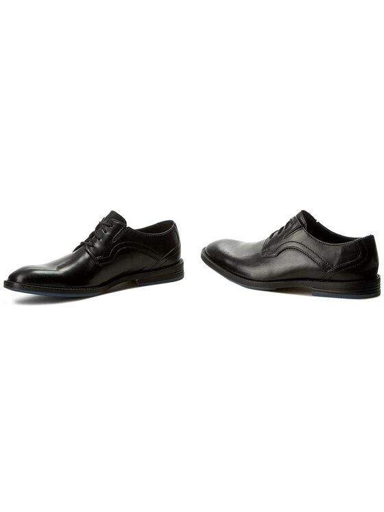 Clarks Półbuty Clarks Prangley Walk 261232547 Czarny