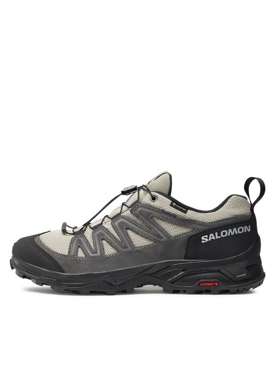 Salomon Bakancs Salomon X Ward Leather GORE-TEX L47182100 Bézs