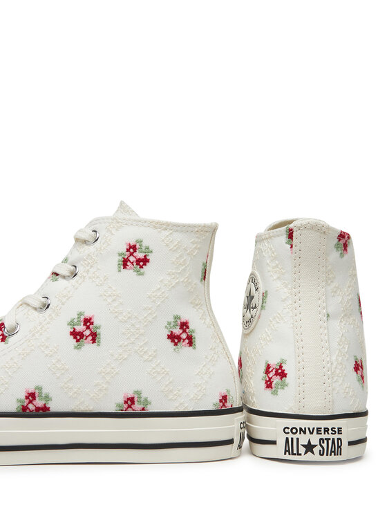Converse Trampki Converse Chuck Taylor All Star Vintage Embroidery A12635C Biały
