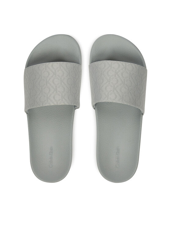 Calvin Klein Chanclas Calvin Klein Pool Slide - Jacq HW0HW02420 Gris