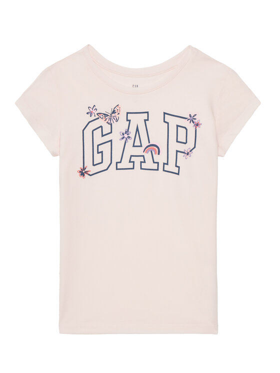 Gap Gap Camiseta 721891-01 Rosa Regular Fit
