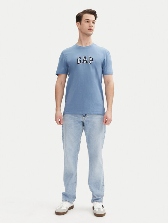 Gap Gap Majica 570044-36 Modra Regular Fit