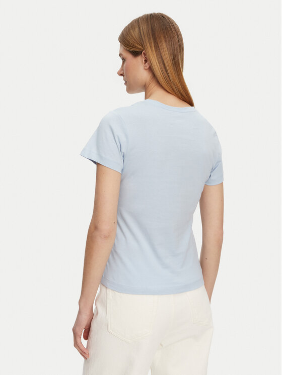 Guess Guess T-shirt V5GI02 K9RM1 Celeste Slim Fit