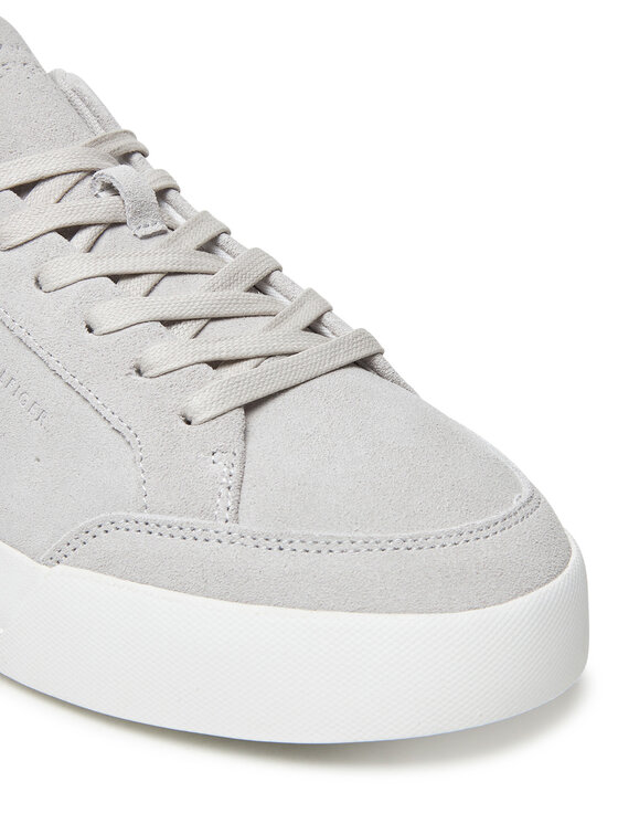 Tommy Hilfiger Superge Tommy Hilfiger Th Court Summer Suede FM0FM05517 Siva
