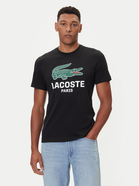 Lacoste Lacoste Camiseta TH5634 Negro Regular Fit