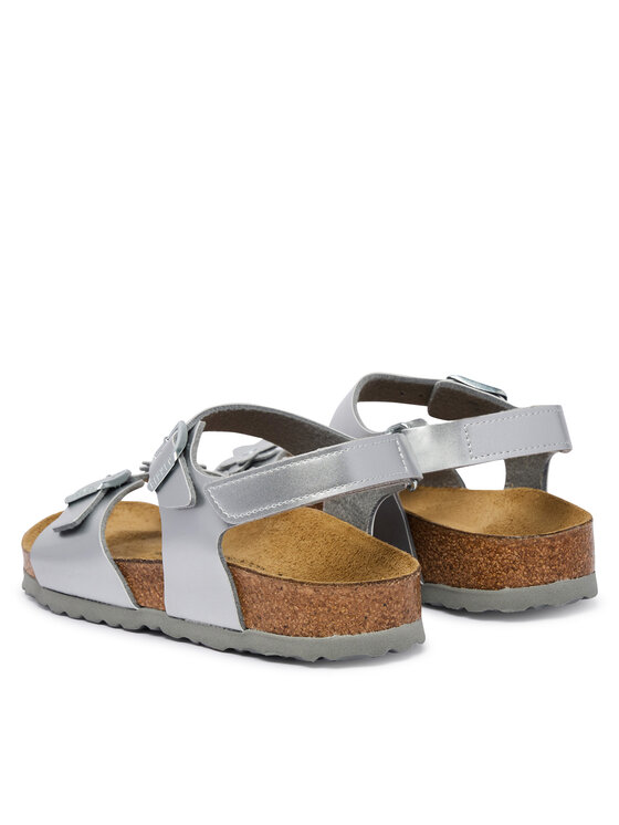 Birkenstock Босоніжки Birkenstock Rio As Flowers 1031702 D Срібний