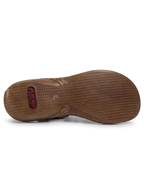 Rieker Sandały Rieker 62850-35A Czerwony