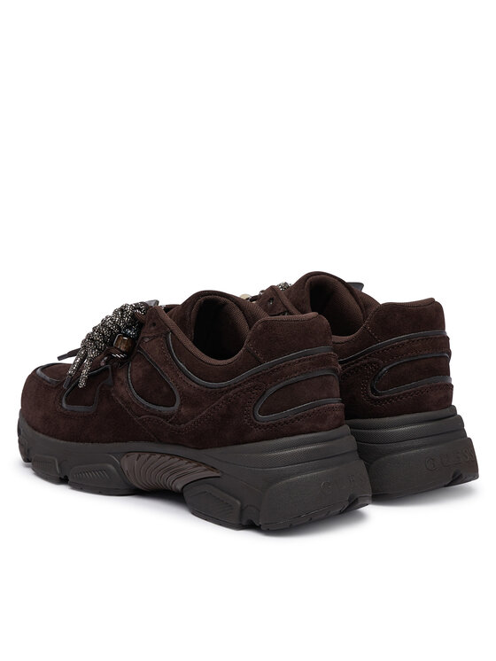 Guess Sneakersy Guess FLFIRR SUE12 Brązowy ciemny