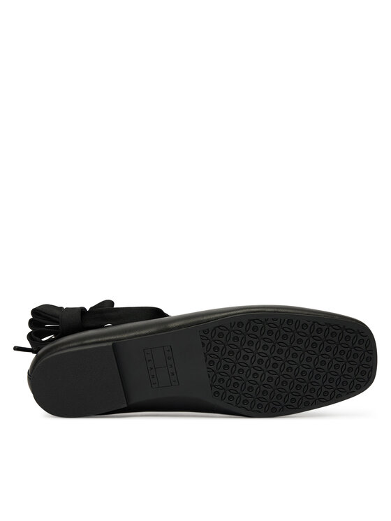 Tommy Jeans Balerini Tommy Jeans Tjw Ballerina With Laces EN0EN02939 Negru