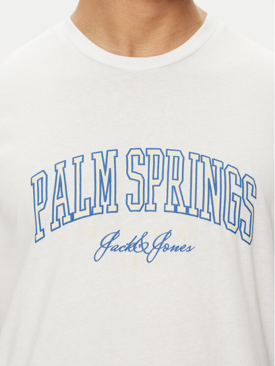 Jack & Jones Jack & Jones Футболка Detroit 12268441 Білий Relaxed Fit