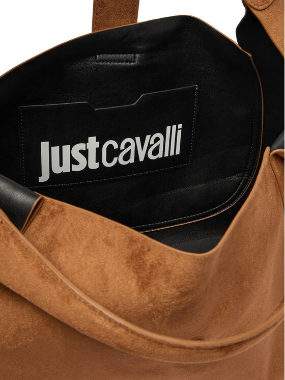 Just Cavalli Сумка Just Cavalli Iconic Snakes 81RA4BB1 ZSE74 Коричневий