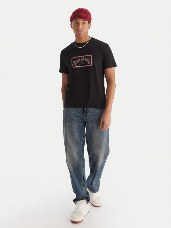 Billabong Billabong Póló Arch Frame EBYZT00341 Fekete Regular Fit